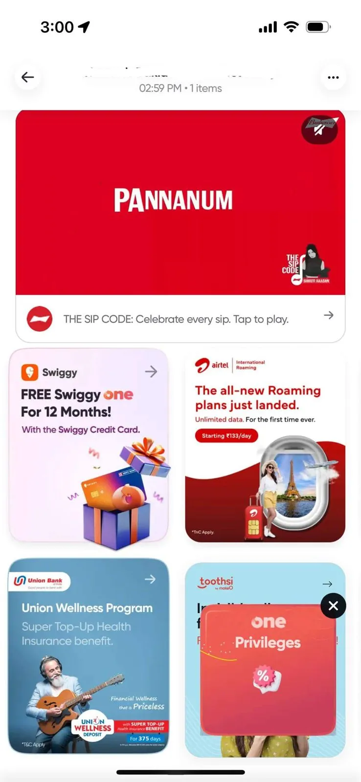 Swiggy Zene Ads